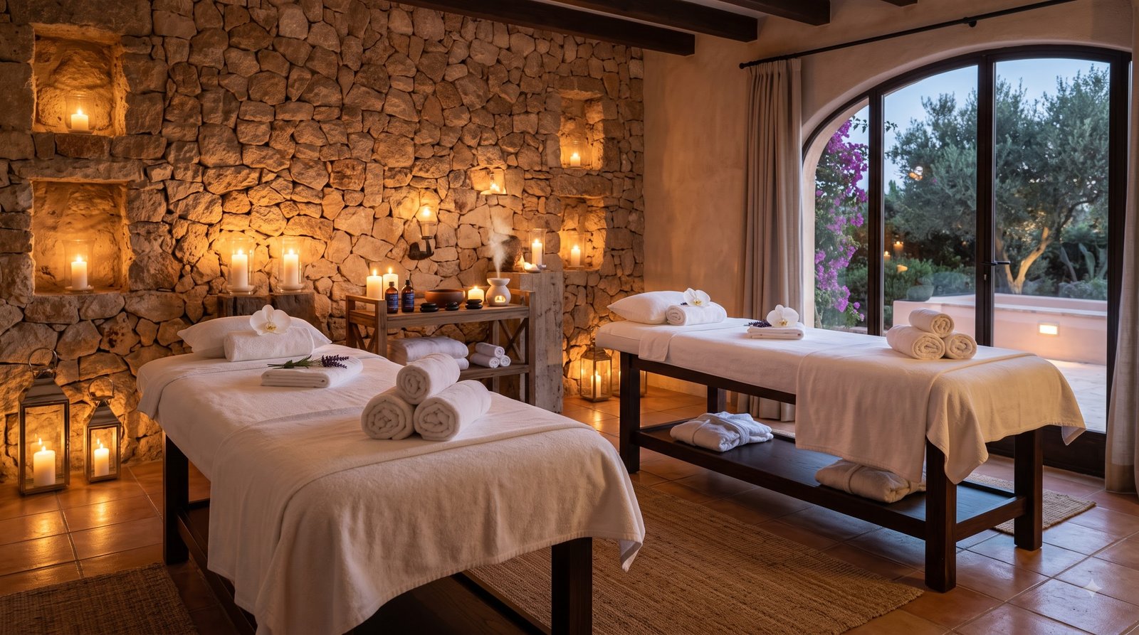 Spa treatment room