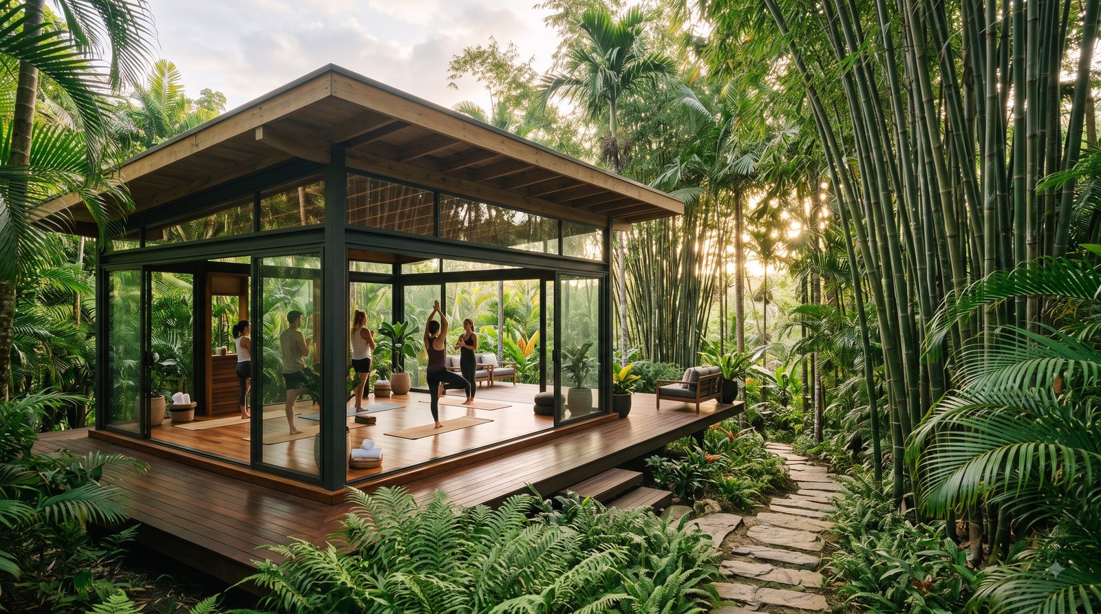 Yoga pavilion